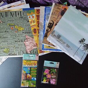 Hawai'i scrapbooking collection Jolee boutique  Martha Stewart Paper House